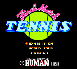 Final Match Tennis screenshot 3 for PC Engine